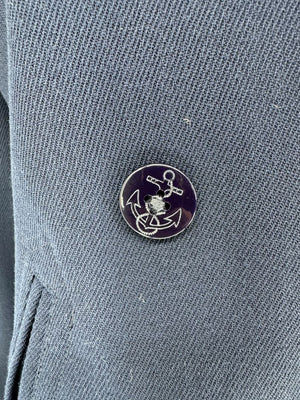 Lauren Ralph Lauren Navy Wool Blend Skirt Suit – Size 6 (NWT)