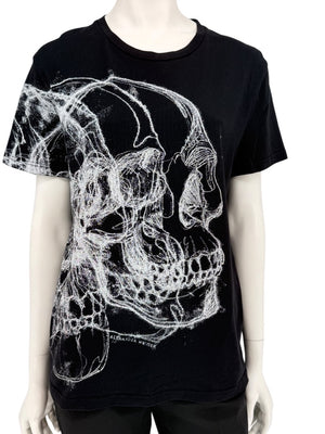 Alexander McQueen Men’s Skull Graphic T-Shirt – Size S