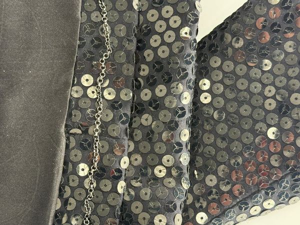 Chanel Black Sequin Cropped Jacket – 2003 Cruise Collection (03C)