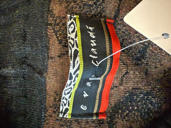 Eva & Claudi Floral Wool Sweater – Size L