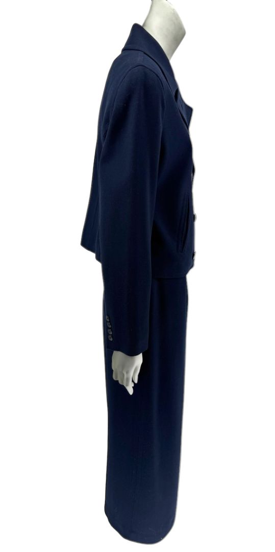 Lauren Ralph Lauren Navy Wool Blend Skirt Suit – Size 6 (NWT)