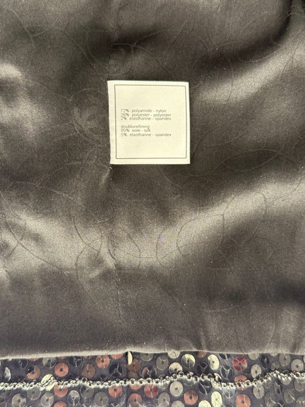 Chanel Black Sequin Cropped Jacket – 2003 Cruise Collection (03C)