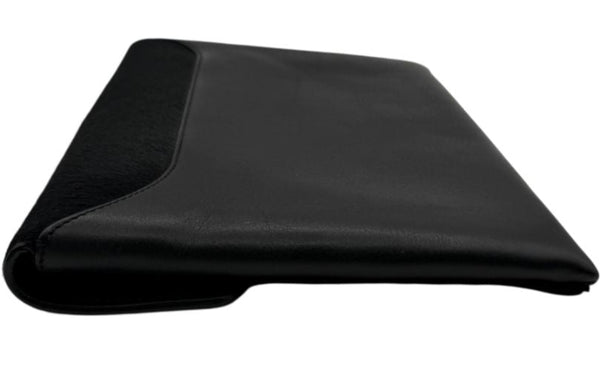 Givenchy Black Pony Hair Accented Antigona Envelope Clutch Bag