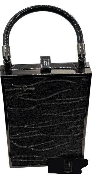Jill Haber “Sebastian” Beaded Box Clutch – Very Good Pre-Owned Condition – Made-to-Order Luxury