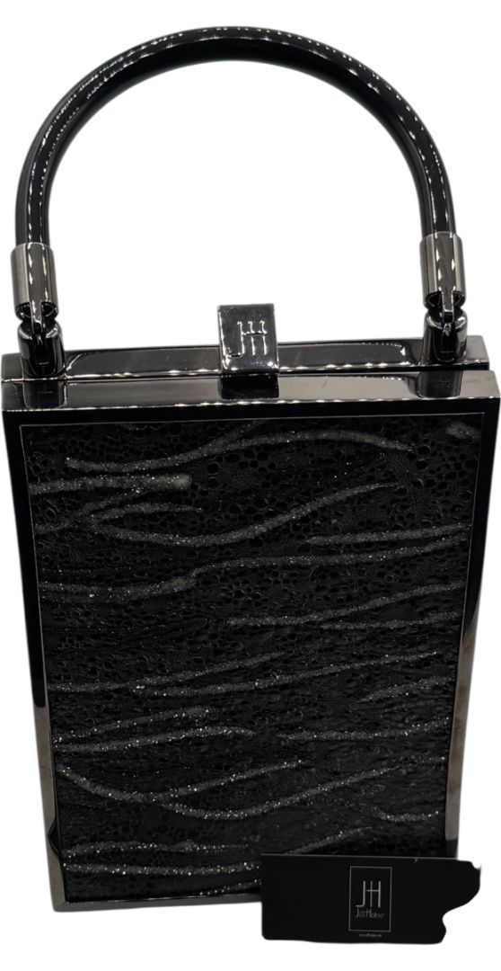 Jill Haber “Sebastian” Beaded Box Clutch – Very Good Pre-Owned Condition – Made-to-Order Luxury