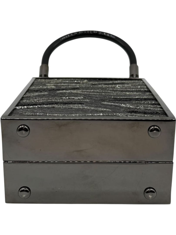 Jill Haber “Sebastian” Beaded Box Clutch – Very Good Pre-Owned Condition – Made-to-Order Luxury