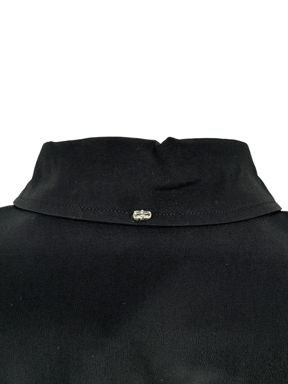 Sportmax Black Silk-Blend Concealed Placket Shirt – Size US 10 / IT 44