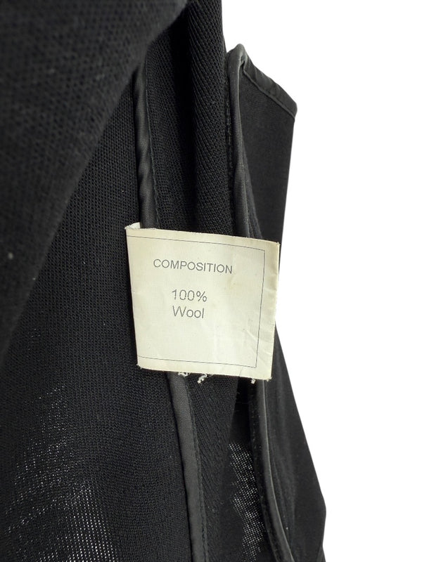 Chanel Black Quilted Wool Moto Zip Jacket – Size 46
