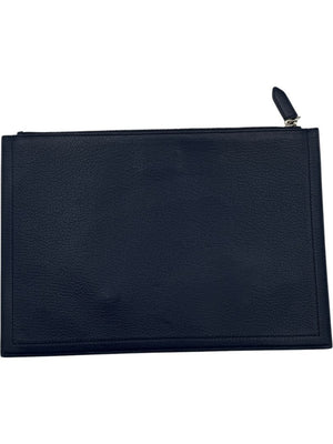 Givenchy Antigona Clutch Navy Pebbled Leather