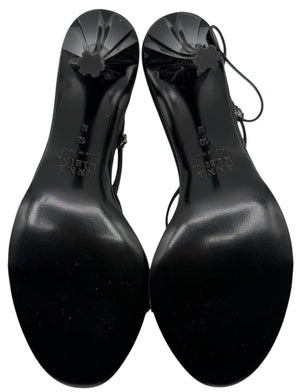 Anne Klein Black Strappy Heeled Sandals – Size 10 – With Original Box