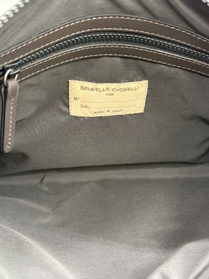 Brunello Cucinelli Suede Monili Clutch – Brand New With Tags – 8.5”H x 11.5”W