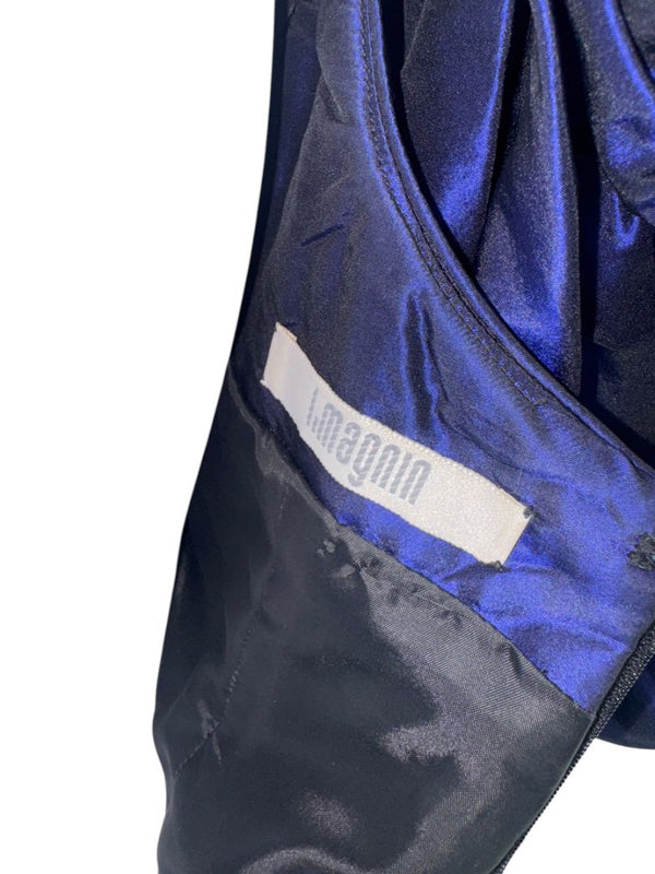 Patricia Rhodes Dramatic Puff-Sleeve Cocktail Dress — Size 4