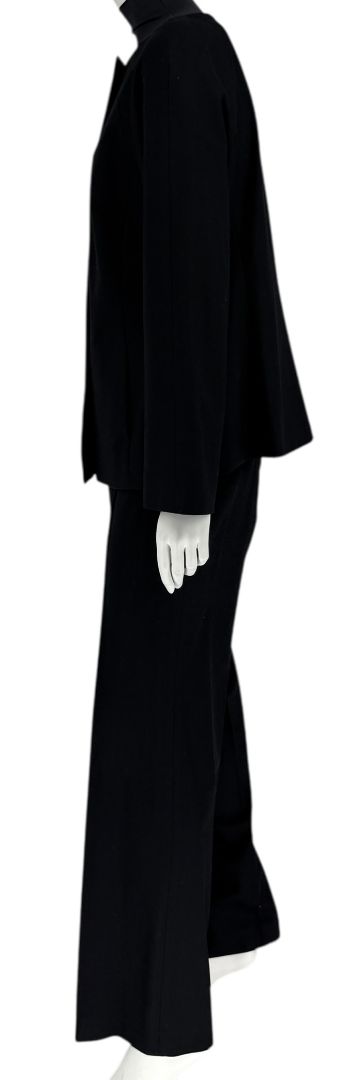 Emanuel Ungaro Black Wool Blend Pantsuit – Size 14/48
