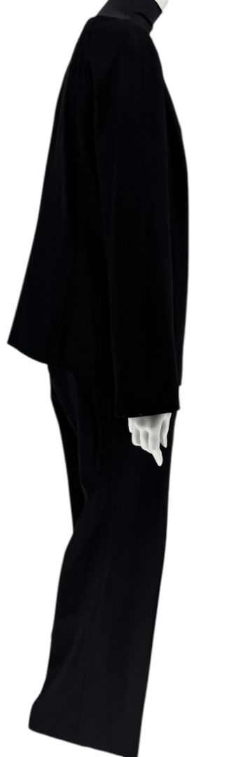 Emanuel Ungaro Black Wool Blend Pantsuit – Size 14/48