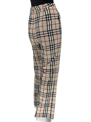 Burberry London Novacheck Straight-Leg Pants – Size UK 14 / US 12