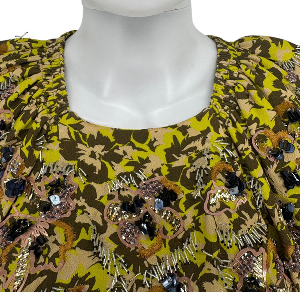 Christian Dior Cruise 2017 Embellished Mini Dress - Size FR 38/US 6