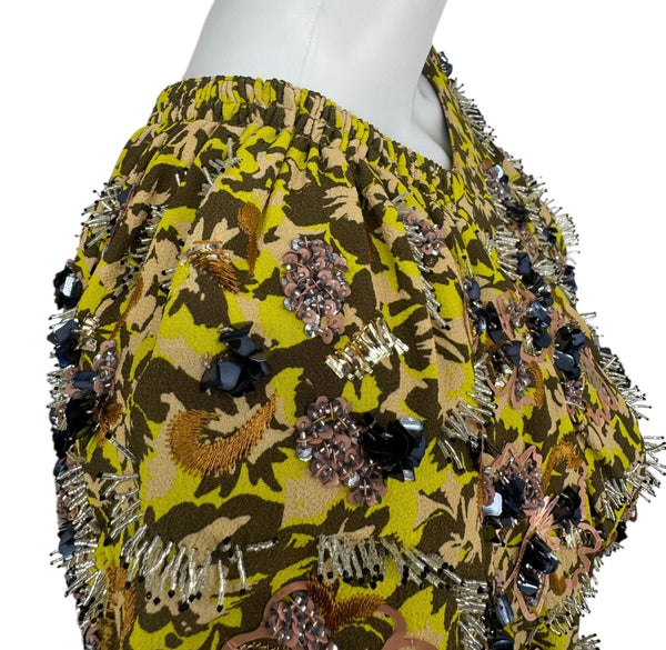 Christian Dior Cruise 2017 Embellished Mini Dress - Size FR 38/US 6