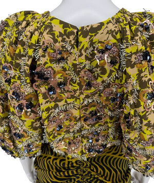 Christian Dior Cruise 2017 Embellished Mini Dress - Size FR 38/US 6
