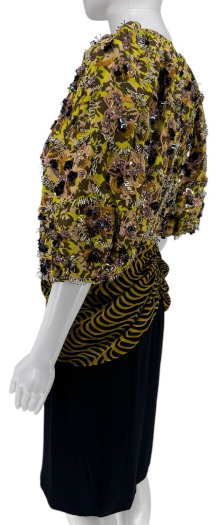 Christian Dior Cruise 2017 Embellished Mini Dress - Size FR 38/US 6