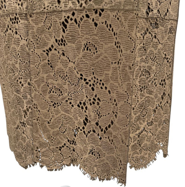 BURBERRY Prorsum Laser Cut Goat Leather Trench Size Small