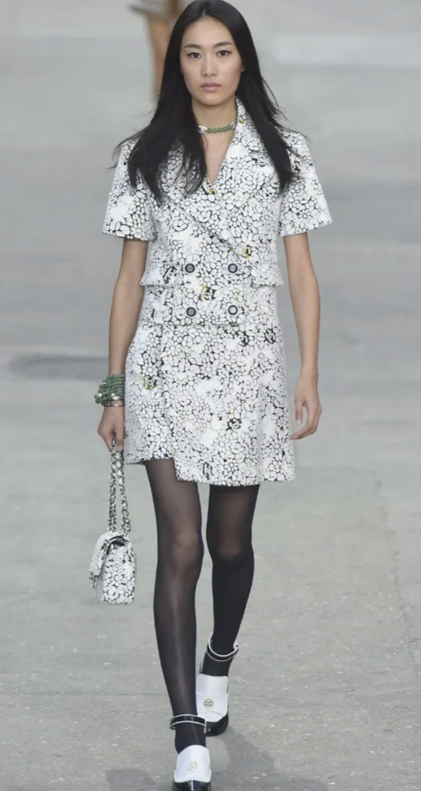 Chanel Double Flap Limited Edition Floral Tweed