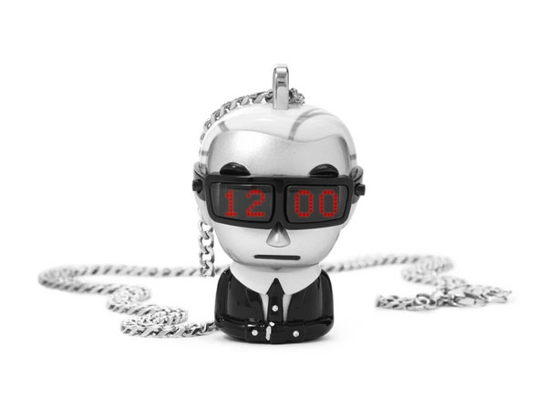 Karl Lagerfeld KL9001 Tokidoki Digital Pendant Watch Necklace