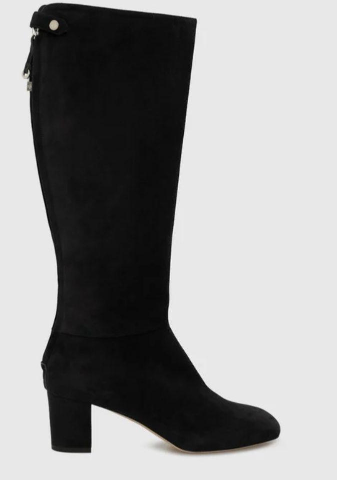 Loro Piana “Jeanne” Suede Knee Boots - Sz 39