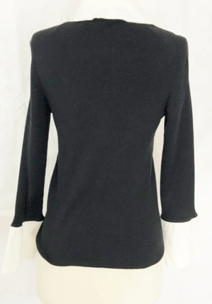 Chanel Sweater With Removable Bow - Size 42
