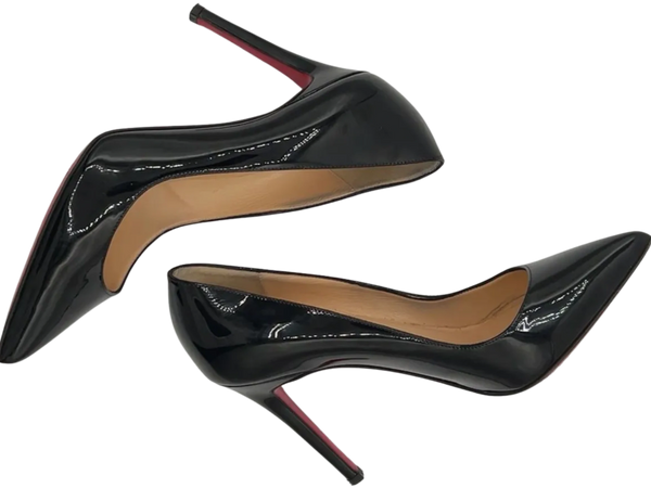 Christian Louboutin Pigalle 100 patent-leather pumps