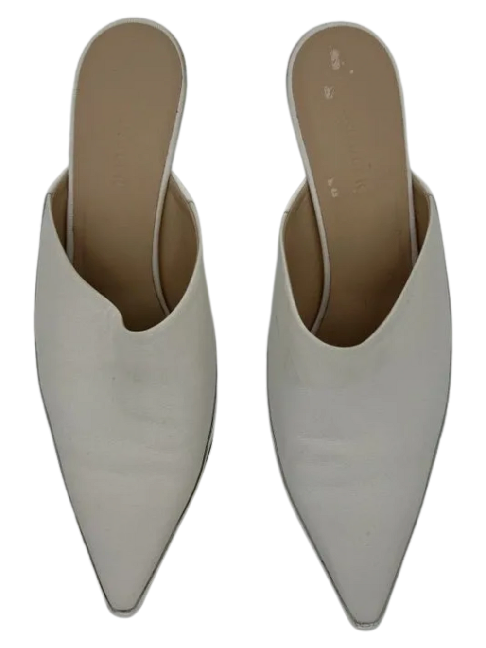 Wandler Pointed Toe Kitten Heel Mules - 39.5