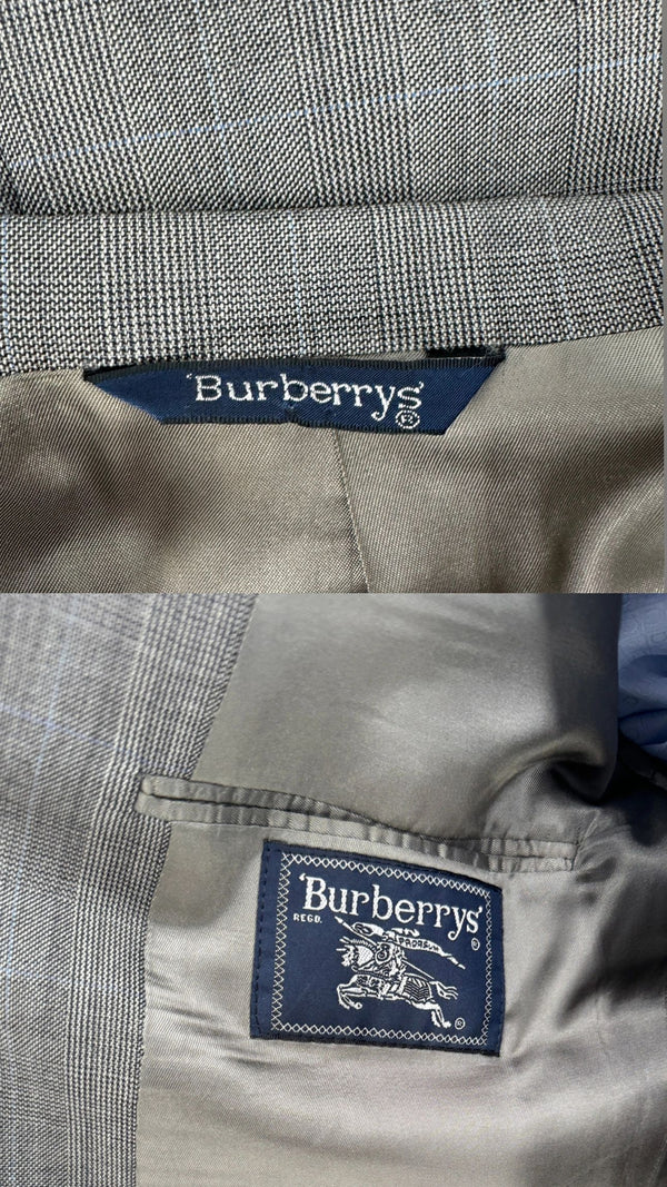 Burberry Suit - Pale Blue Stripe- Vintage