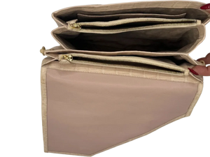 Nancy Gonzalez Origami Crocodile Chain Shoulder Bag