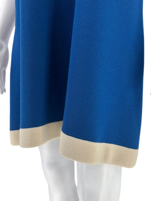Gucci Blue Knit Wool Mini Dress – Size Large
