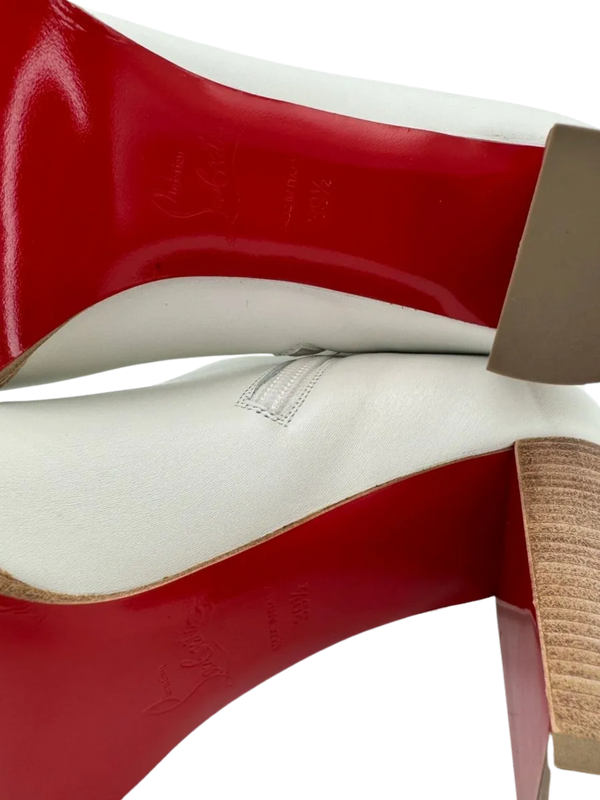 Christian Louboutin "Adoxa" Zip Ankle Booties Sz. 39.5