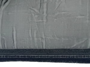 Pamella Roland Beaded Trim Sheer Shawl