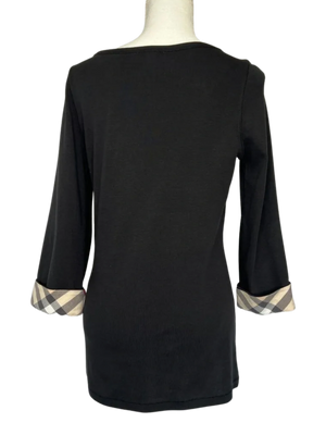 Burberry Novacheck Scoop Neck Top