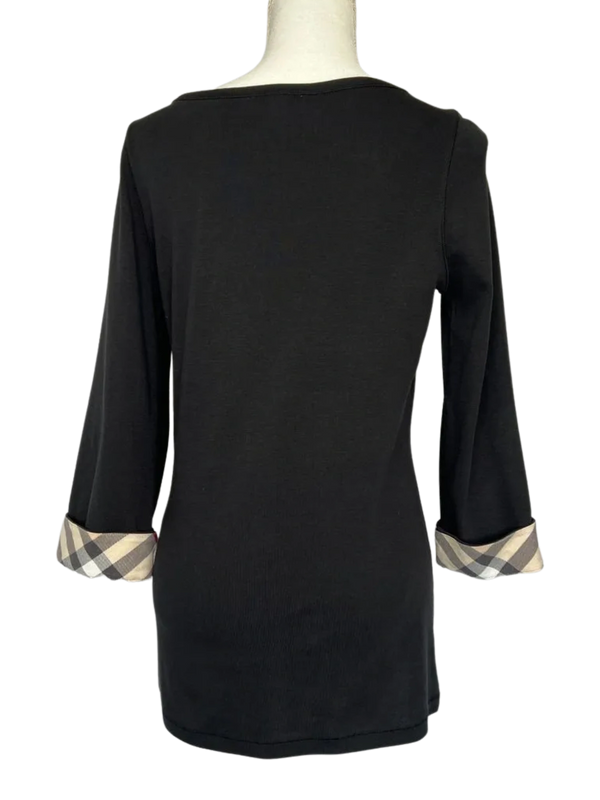 Burberry Novacheck Scoop Neck Top