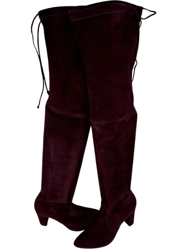 Jean-Michel Cazabat Suede Over-The-Knee Sock Boots