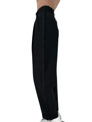 Jean Paul Gaultier Tuxedo Zipper Side Trousers