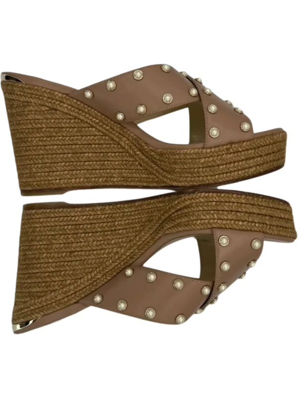 Jimmy Choo Dovina Studded Wedge Sandals *NEW*