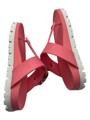 Prada Two Tone Buckled Sandal - NEW