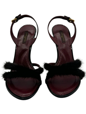 Louis Vuitton Mink Fur Sandals - *Brand New*