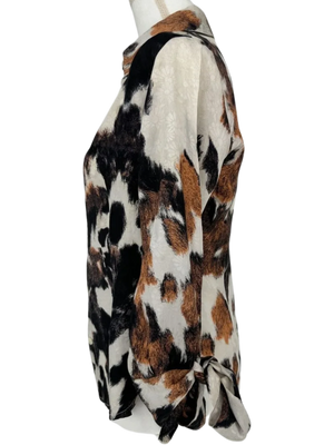 Cavalli Animal Print Blouse