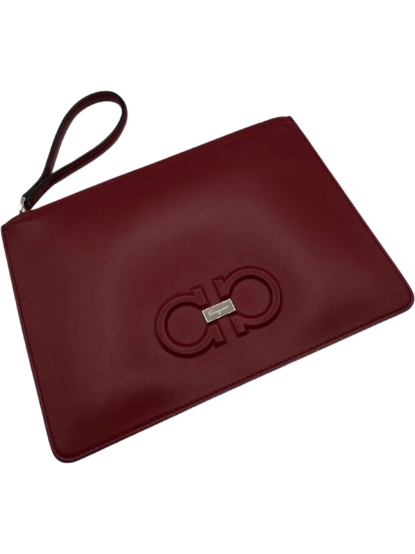 Ferragamo Logo Wristlet
