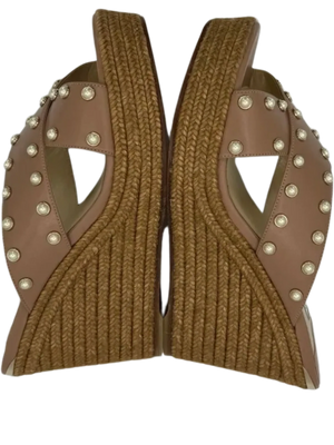 Jimmy Choo Dovina Studded Wedge Sandals *NEW*