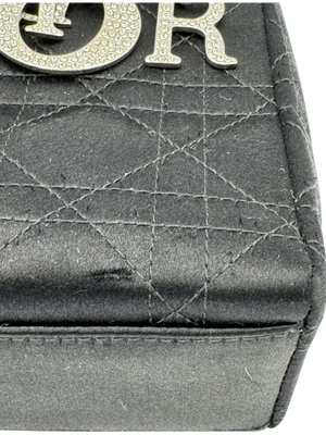 Christian Dior Mini Satin "Lady Dior" bag