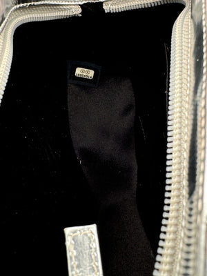 Chanel Midnight Swim Silver Clutch in Patent Leather S/S 2012