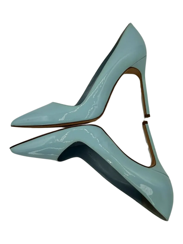 Manolo Blahnik BB Patent Leather Point-Toe Pumps