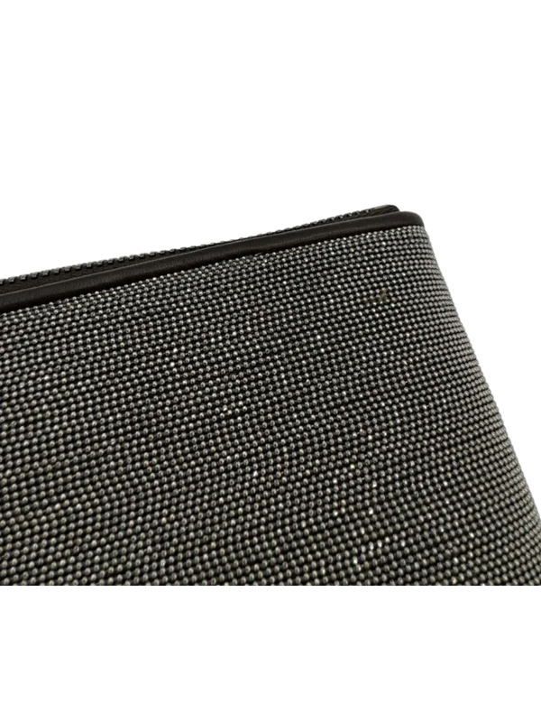 Brunello Cucinelli Precious Monili bead-embellished Clutch/Wristlet