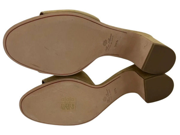 LORO PIANA Summer Charms embellished suede mules *NEW*